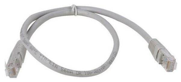 

Патч-корд UTP кат.5e, 0.5 м, RJ45-RJ45, серый, Aopen/Qust ANP511_0.5M, ANP511_0.5M