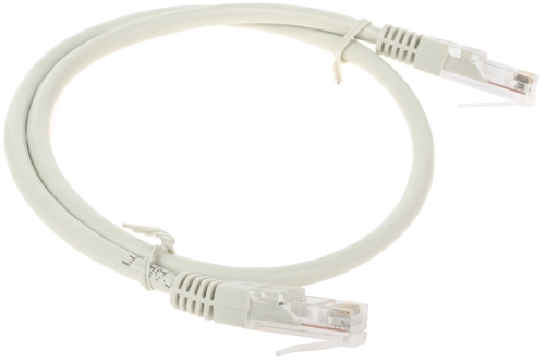 Патч-корд UTP кат.5e, 0.5 м, RJ45-RJ45, серый, Cablexpert PP10-0.5M