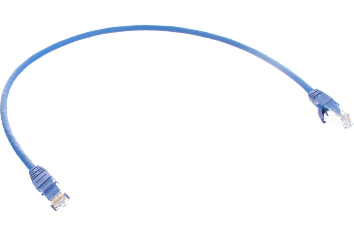 

Патч-корд UTP кат.5e, 0.5 м, RJ45-RJ45, синий, CU, LSZH, NIKOMAX NMC-PC4UD55B-005-C-BL, NMC-PC4UD55B-005-C-BL