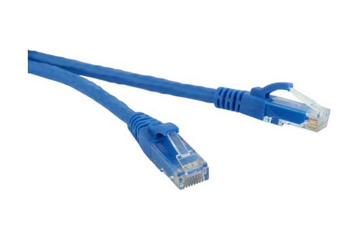 Патч-корд UTP кат.5e, 0.5 м, RJ45-RJ45, синий, Neomax NM13001-005B