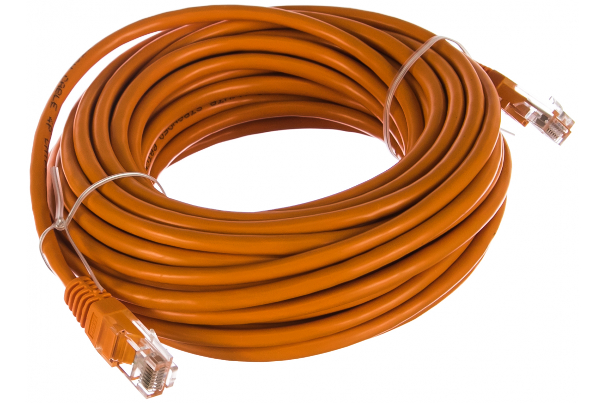 

Патч-корд UTP кат.5e, 10 м, RJ45-RJ45, оранжевый, LSZH, Lanmaster LAN-PC45/U5E-10-OR, LAN-PC45/U5E-10-OR