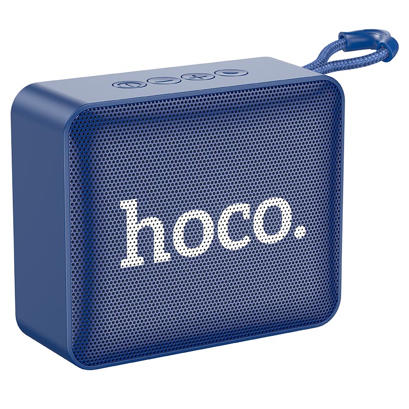 

Портативная акустика Hoco BS51 Gold brick, 5 Вт, FM, AUX, USB, microSD, Bluetooth, темно-синий (780782), BS51 Gold brick