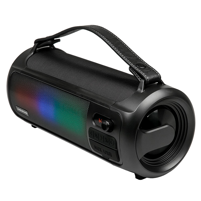 

Портативная акустика NAKATOMI FS-30 BLACK, 18 Вт, FM, AUX, USB, Bluetooth, подсветка, черный, FS-30 BLACK