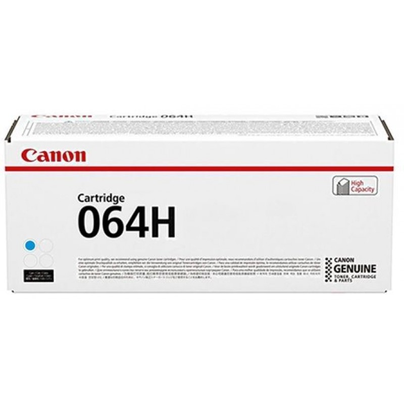 

Картридж лазерный Canon 064H/4936C001, голубой, 10400 страниц, оригинальный для Canon MF832Cdw, 064H