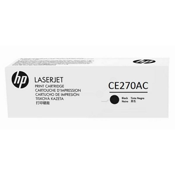 

Картридж лазерный HP 650A/CE270AC, черный, 13500 страниц, оригинальный для HP LaserJet Enterprise CP5525/M750, белая коробка, 650A