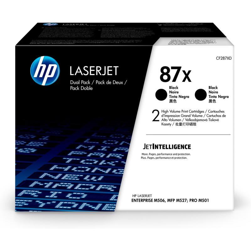 

Картридж лазерный HP 87X/CF287XD, черный, 36000 страниц, оригинальный для HP LJ Ent M506/M527, 87X