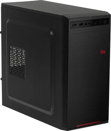 

Системный блок IRU Home 310H5SE, Intel Core i3 10100F 3.6 ГГц, 8Gb RAM, 240Gb SSD+1Tb HDD, NVIDIA GeForce GTX 1050 Ti 4Gb, W10, черный (1641308), 310H5SE