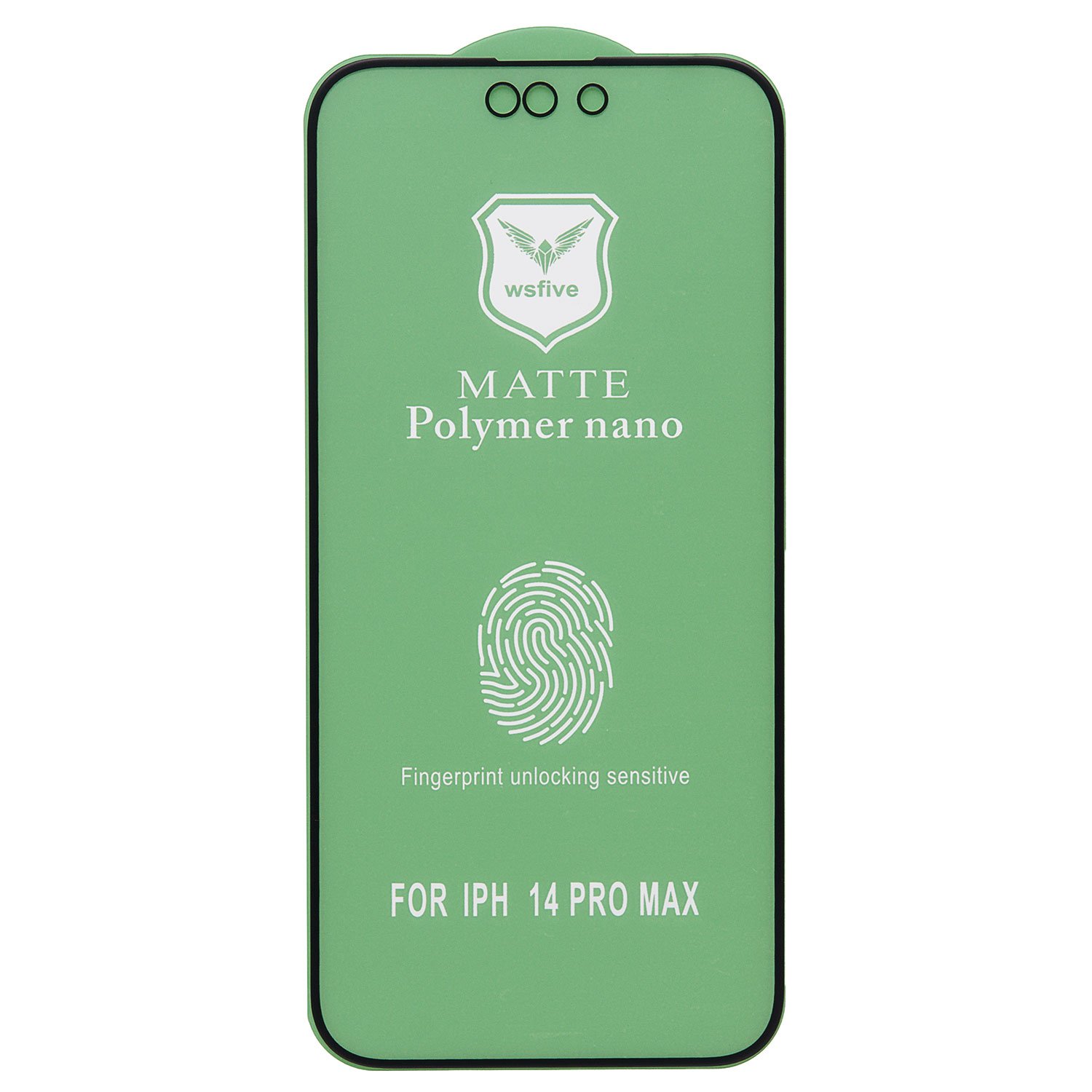 

Защитное стекло RORI Ceramics для экрана смартфона Apple iPhone 14 Pro Max, Full screen, поверхность матовая, черная рамка, 2.5D (212919)