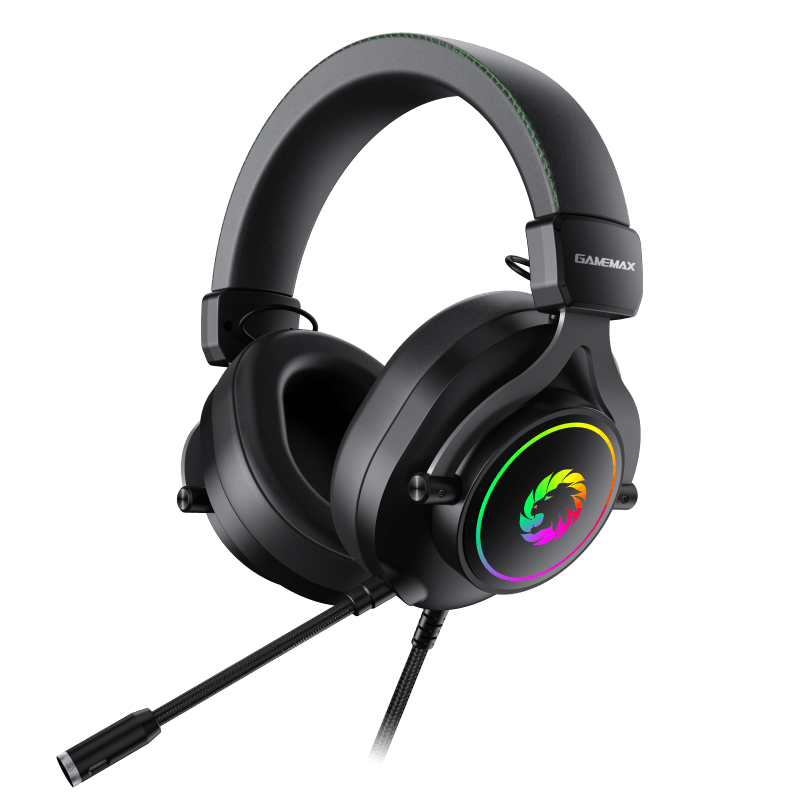 

Проводная гарнитура GameMax HG3600, USB, черный (HG3600), HG3600