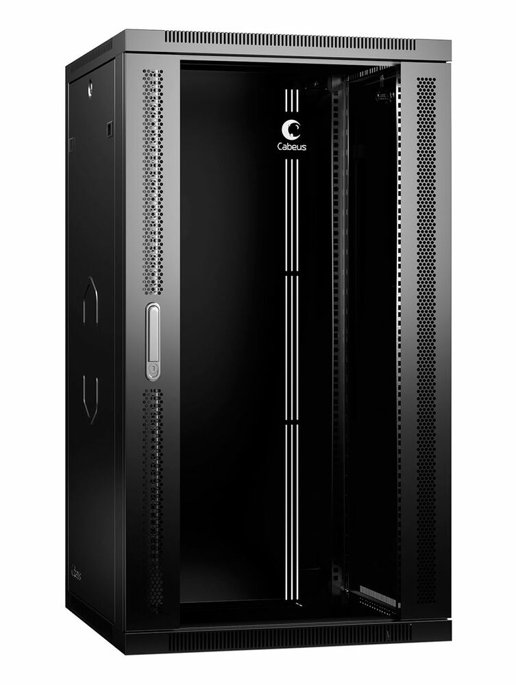

Шкаф телекоммуникационный настенный 22U 600x600 мм, стекло/металл, черный, разборный, Cabeus SH-05F-22U60/60-R-BK (SH-05F-22U60/60-R-BK), SH-05F-22U60/60-R-BK