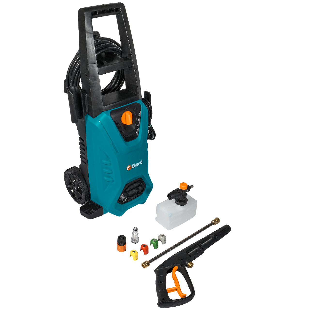 Мойка высокого давления Bort BHR-2300-PRO, 158 атм, 480 л/ч