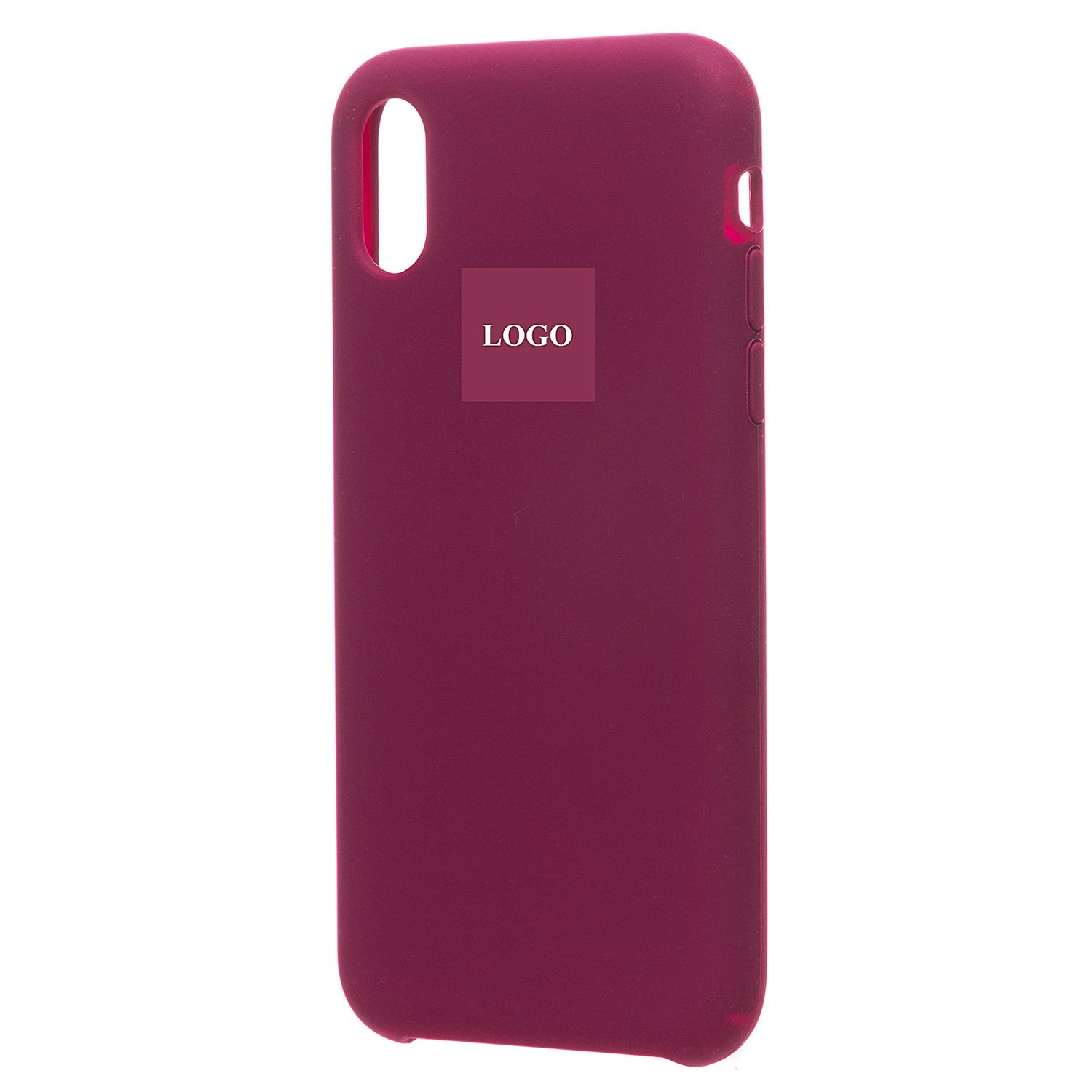 

Чехол-накладка ORG Soft Touch для смартфона Apple iPhone X/XS, силикон, бордовый (120278)