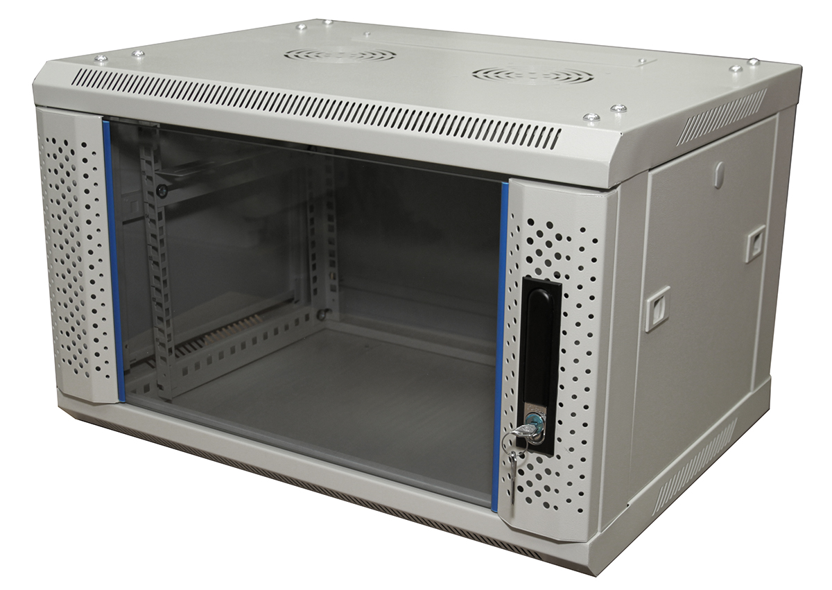 

Шкаф телекоммуникационный настенный 12U 600x450 мм, стекло/металл, серый, разборный, 5bites TC6403-12G (TC6403-12G), TC6403-12G