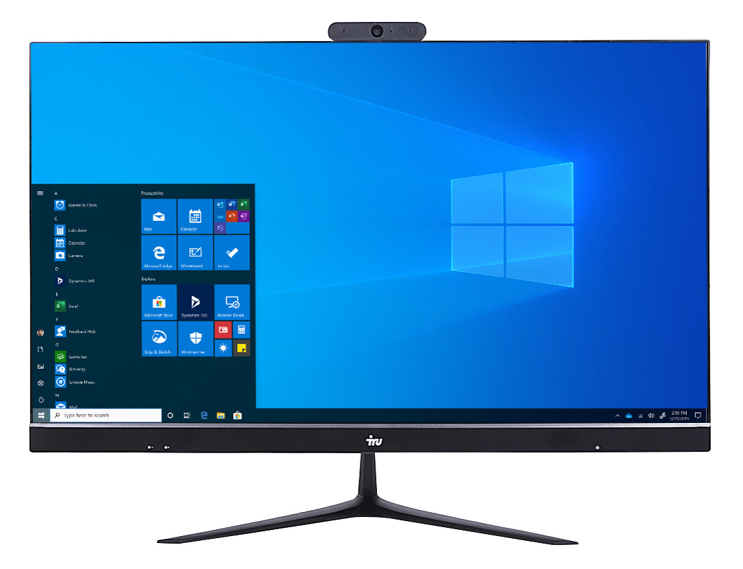 

Моноблок IRU Office P2313 23.8" 1920x1080, Intel Core i3-10100 3.6 ГГц, 8Gb RAM, 480Gb SSD, WiFi, BT, Cam, без ОС, черный, клавиатура, мышь (1772826), P2313