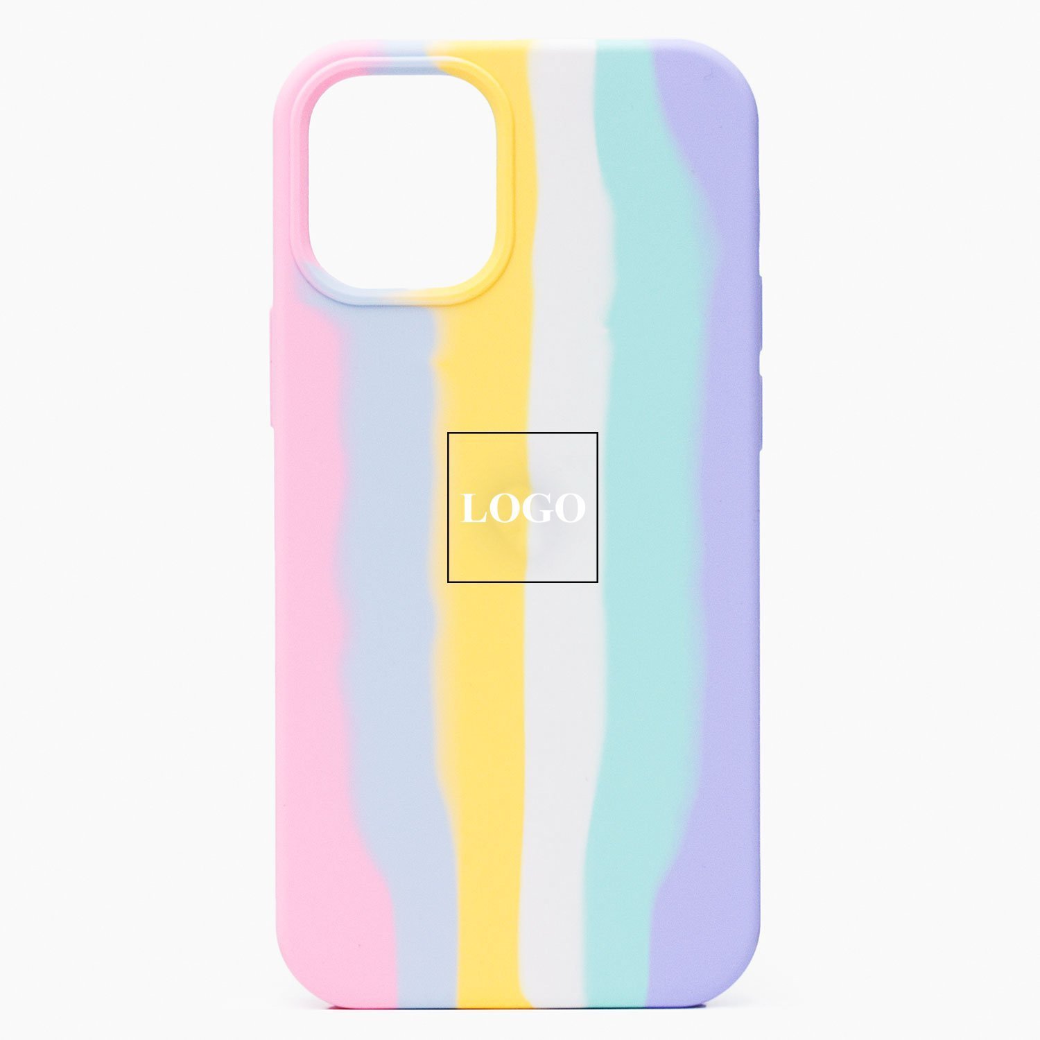 

Чехол-накладка ORG для смартфона Apple iPhone 12/12 Pro, pink rainbow (129633)