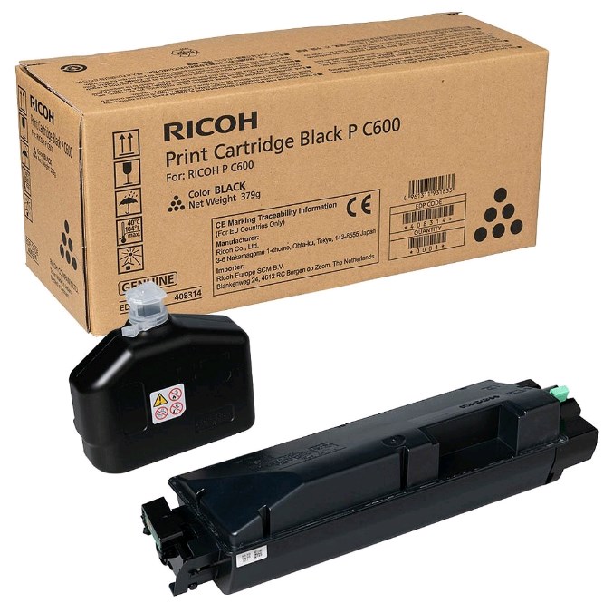 Картридж лазерный Ricoh PC600/408314, черный