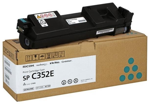 

Картридж лазерный Ricoh SP C352E/408216, голубой, 6000 страниц, оригинальный для Ricoh SPC352, SP C352E