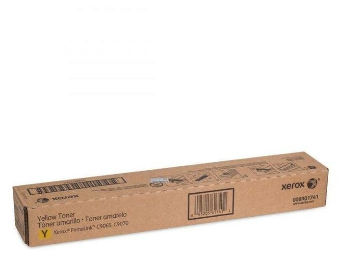 

Картридж лазерный Xerox 006R01741, желтый, 34000 страниц, оригинальный для Xerox PrimeLink C9070