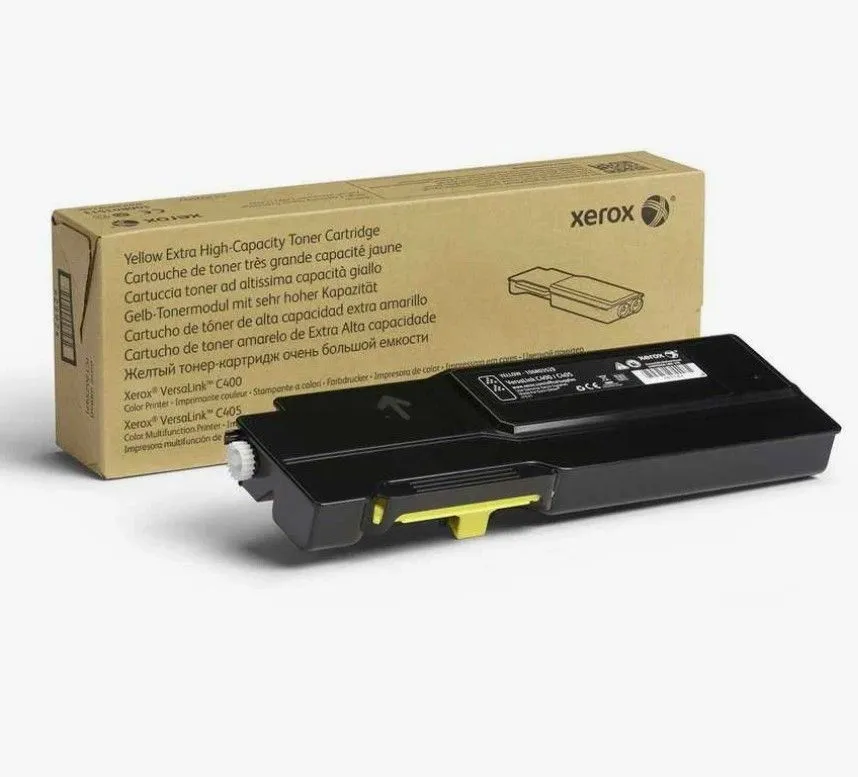 

Картридж лазерный Xerox 106R03529/106R03529, желтый, 8000 страниц, оригинальный для Xerox Xerox Versalink C400/ C405, 106R03529
