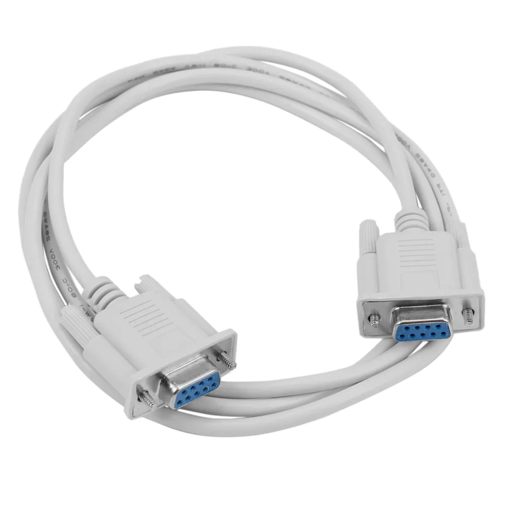 Нуль-модемный кабель RS-232(9F)-RS-232(9F), 1.8м, белый Exegate (EX284952RUS)