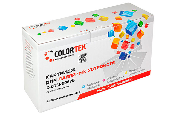 

Картридж Colortek 013R00625 для Xerox 3119 (СТ-013R00625)