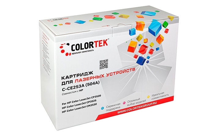 

Картридж Colortek CE253A (504A) пурпурный (СТ-CE253A)