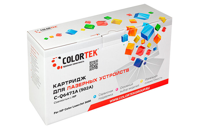 

Картридж Colortek Q6471A голубой (СТ-Q6471A)