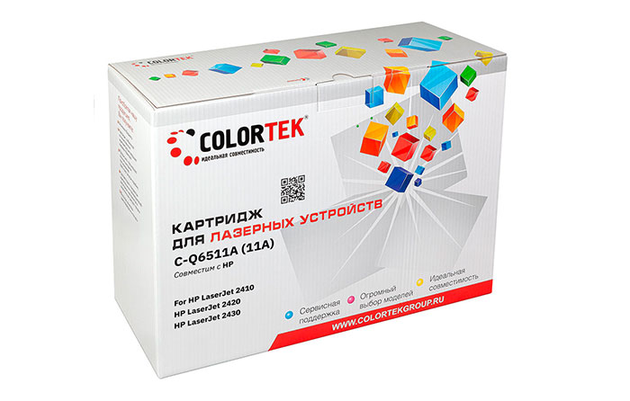 

Картридж Colortek Q6511A (СТ-Q6511A)