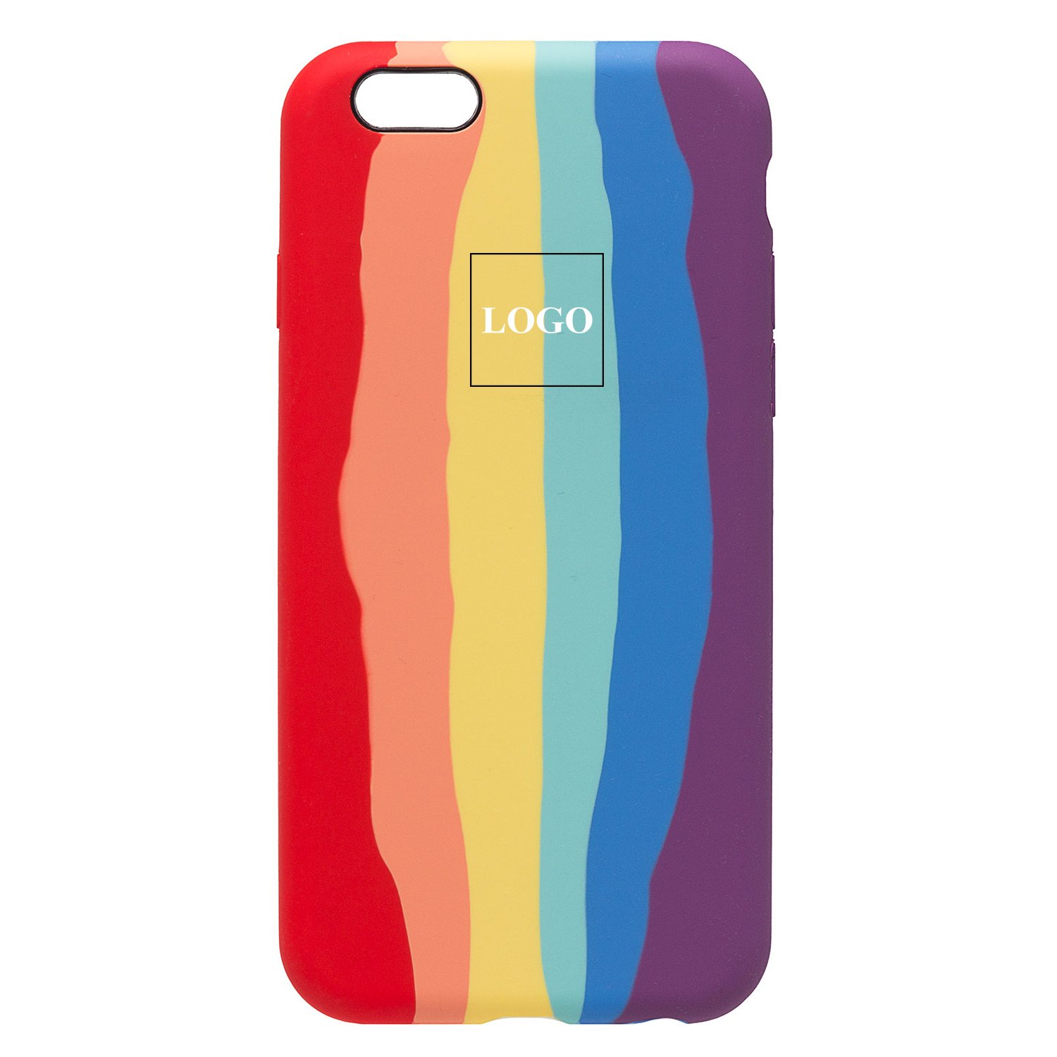 

Чехол-накладка ORG для смартфона Apple iPhone 6/6S, soft-touch, rainbow (122127)