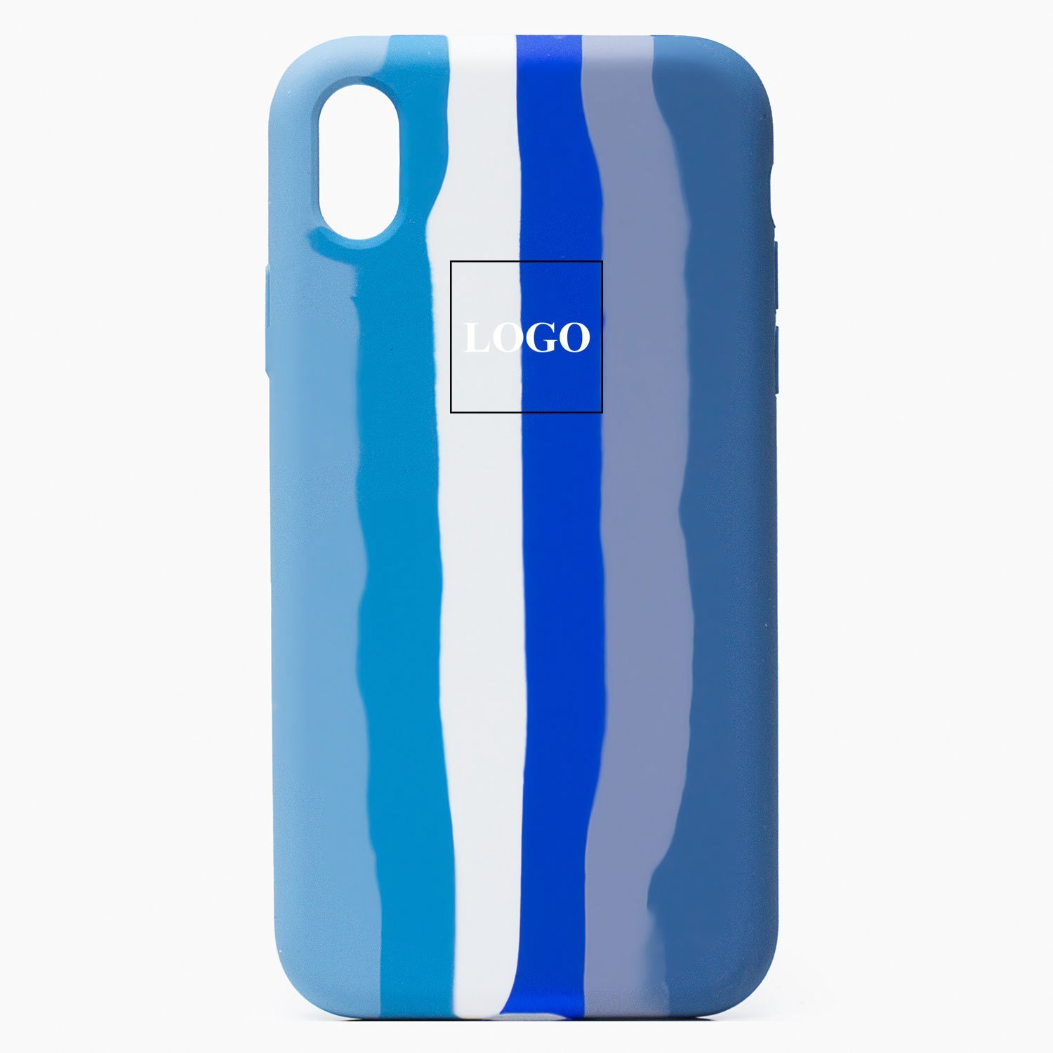 

Чехол-накладка ORG для смартфона Apple iPhone XR, blue rainbow (129637)