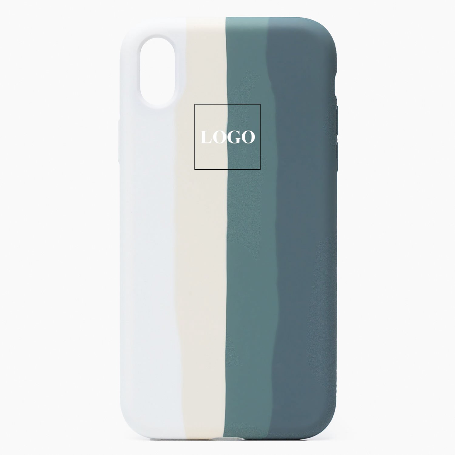 

Чехол-накладка ORG для смартфона Apple iPhone XR, green rainbow (129638)
