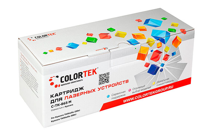 

Картридж Colortek TK-865M для Kyocera, пурпурный (СТ-TK-865M)