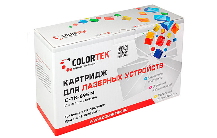 

Картридж Colortek TK-895M для Kyocera, пурпурный (СТ-TK-895M)