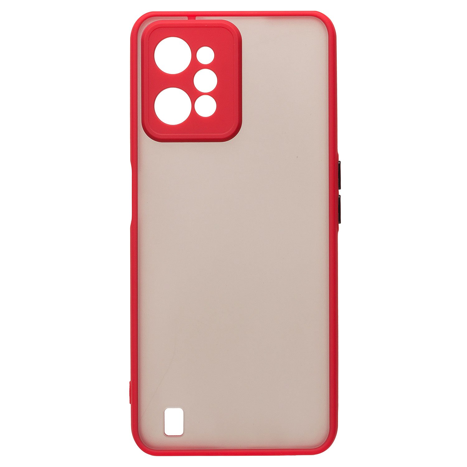 

Чехол-накладка PC041 для смартфона Oppo realme C31, красный/черный (214240)