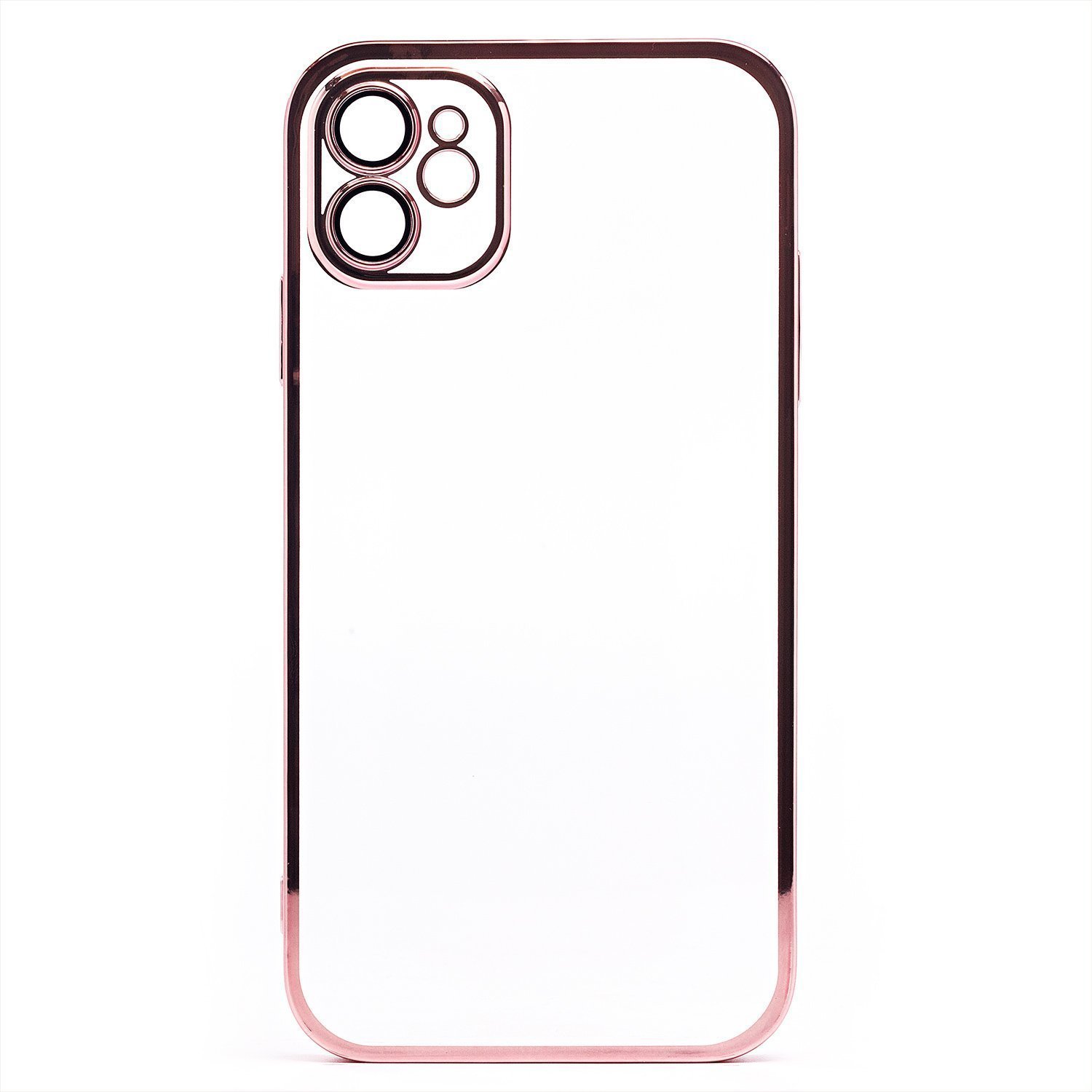 

Чехол-накладка PC073 с закрытой камерой для смартфона Apple iPhone 11, силикон, розовое золото (213777)