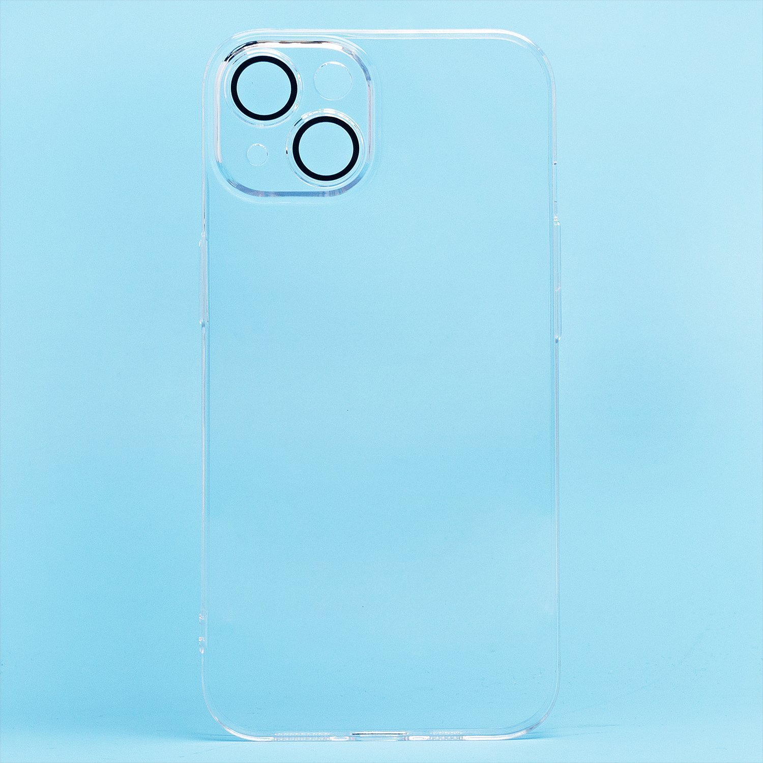 

Чехол-накладка PC073 с закрытой камерой для смартфона Apple iPhone 14, силикон, прозрачный (213859)