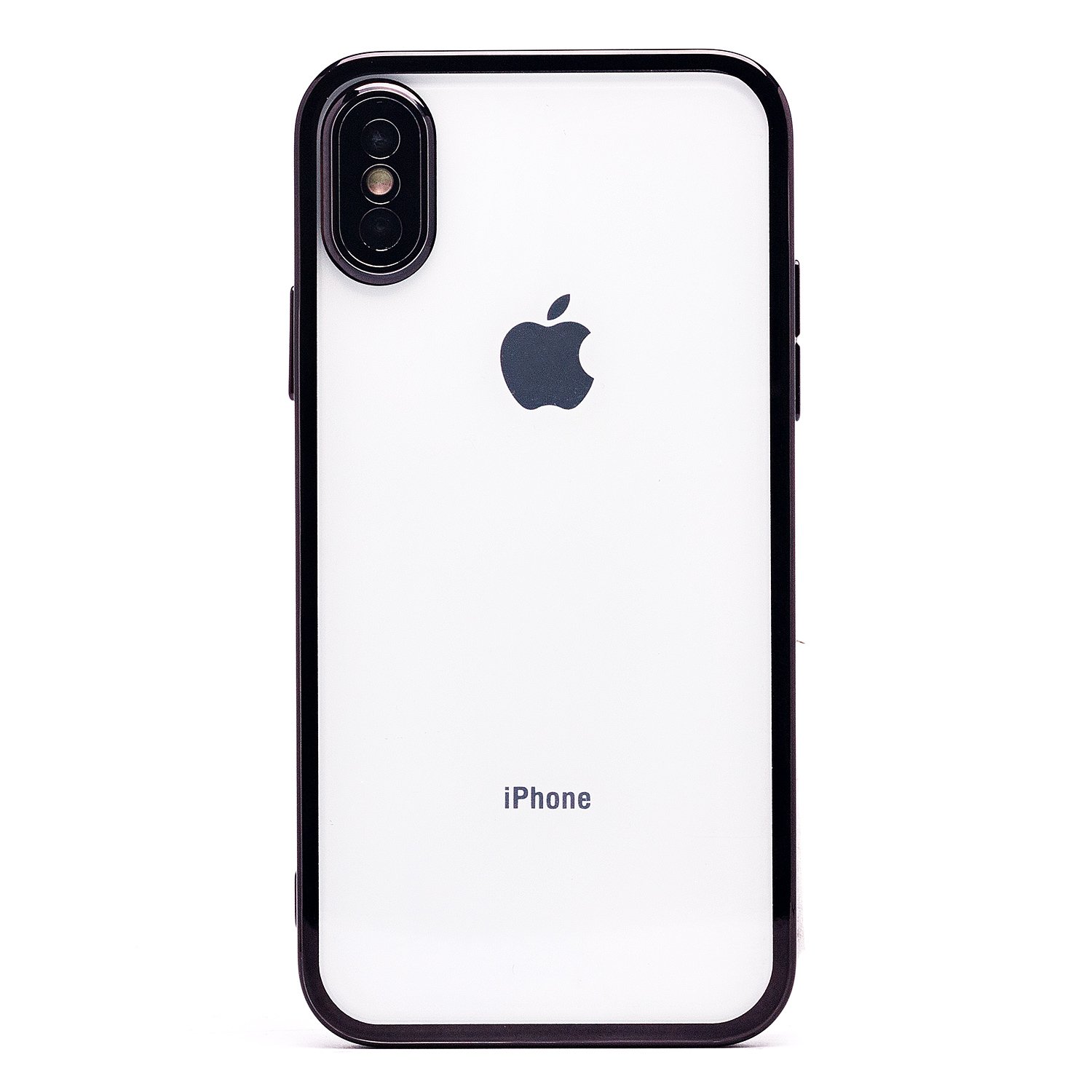 

Чехол-накладка PC073 с закрытой камерой для смартфона Apple iPhone X/XS, силикон, черный (213862)