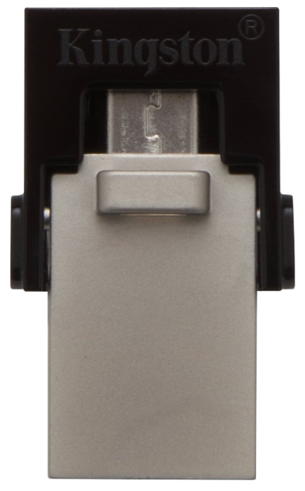 

Флешка 64Gb USB 3.0/microUSB Kingston DataTraveler DataTraveler microDuo, черный/серебристый (DTDUO3/64GB), DataTraveler microDuo