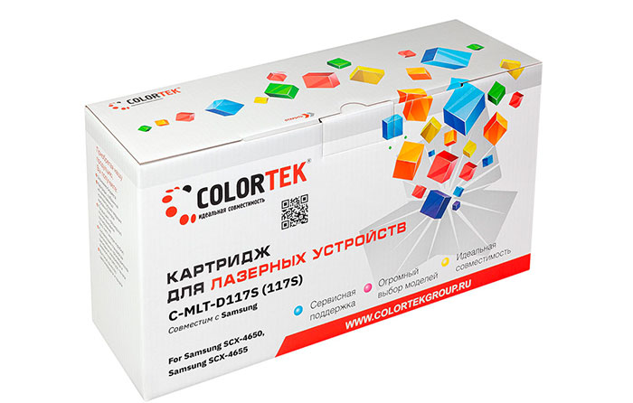 

Картридж Colortek для Samsung (СТ-MLT-D117S)