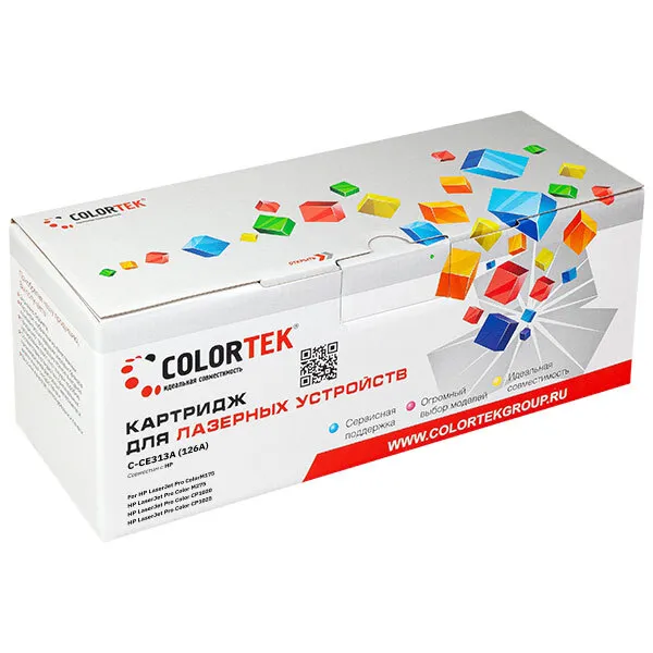 

Картридж лазерный Colortek СТ-CE313A, пурпурный, совместимый