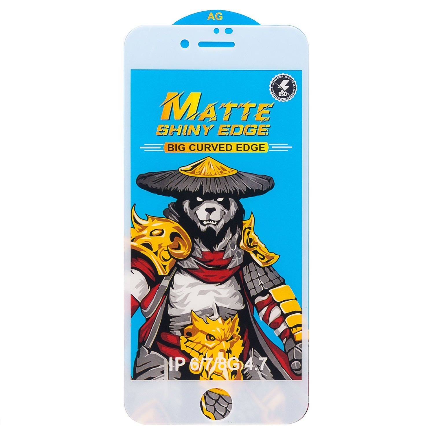 

Защитное стекло Matte для экрана смартфона Apple iPhone 7/iPhone 8/iPhone SE 2020, Full screen, поверхность глянцевая, белая рамка, 3D (214678)