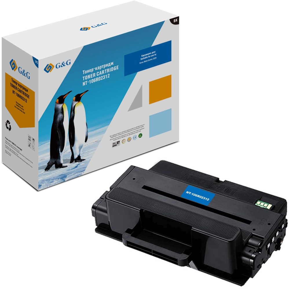 

Картридж G&G NT-106R02312 для Xerox WorkCentre 3325 11000стр