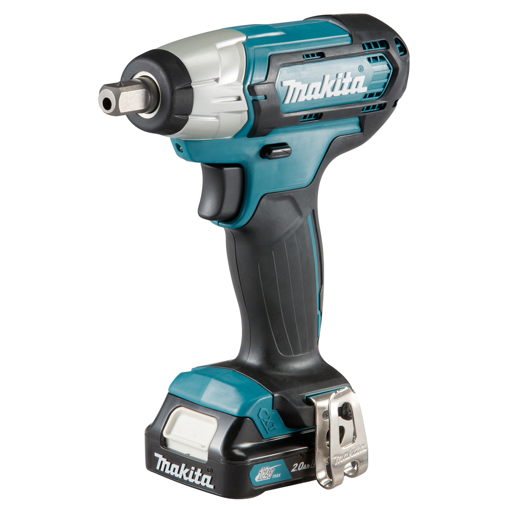 

Гайковерт Makita TW141DWAE, аккумуляторный, ударный, 145 нм, квадрат 1/2", 2 А·ч, Li-Ion, 12 В, два аккумулятора, кейс, 1.2 кг (TW141DWAE), TW141DWAE