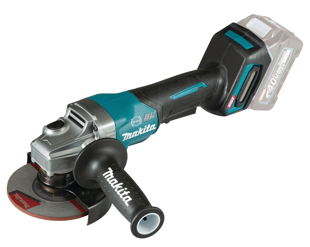 

УШМ (болгарка) Makita GA013GZ, аккумуляторная, 12.5 см, 8500 об/мин, Li-Ion, 40 В, 3.6 кг (GA013GZ), поставляется без аккумуляторов и зарядного устройства, GA013GZ