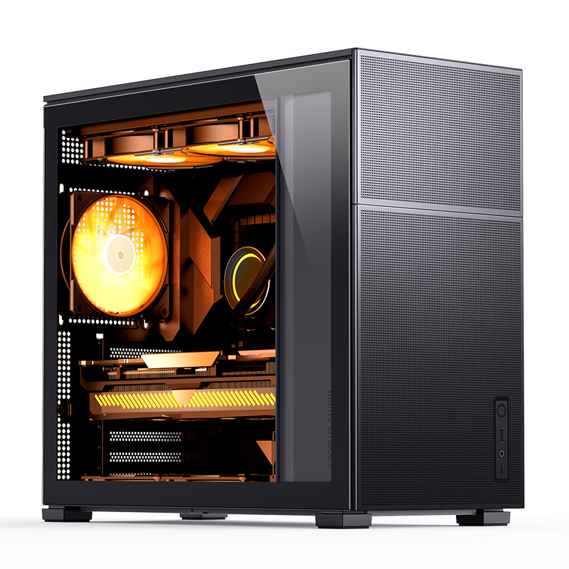 Корпус JONSBO D41 MESH, Midi-Tower, без БП, черный