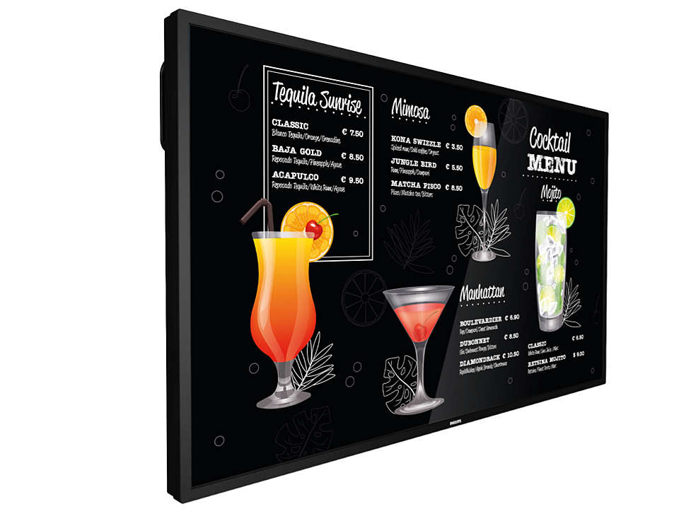 Профессиональный дисплей 50" Philips 50BDL3117P/00, 4K, 3840x2160