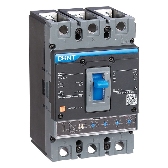 

Выключатель автоматический CHINT NXMS-160SF трехполюсный (3P/3П) 125А 35kA (264747), NXMS-160SF