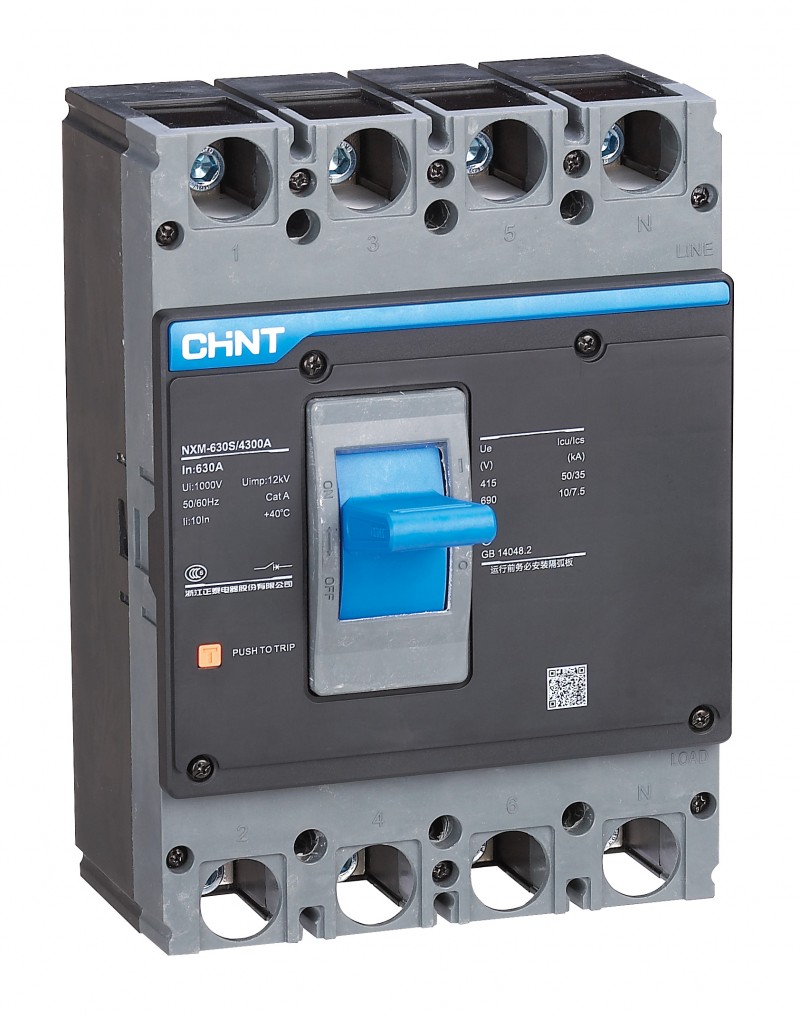 

Выключатель автоматический CHINT NXM-400S (R) трехполюсный (3P/3П) 315А 50кА (131371), NXM-400S (R)