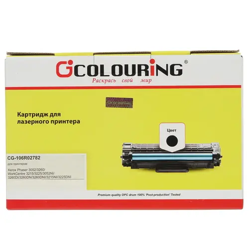 

Картридж лазерный Colouring CG-106R02782 (106R02782), черный, 3000 страниц, 2 шт., совместимый для Xerox Phaser 3052/3260/WorkCentre/3215/3225/3052NI/3260DI/3260DN/3260DNI/3215NI/3225DNI