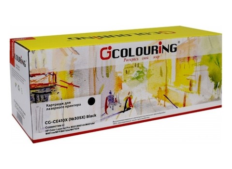 

Картридж лазерный Colouring CG-CE410X/№305X (CE410X/№305X), черный, совместимый, для CLJP M351/Pro 400 color MFP M475dn/M475dw/Pro 400 color M451dn/M451dw/M451nw